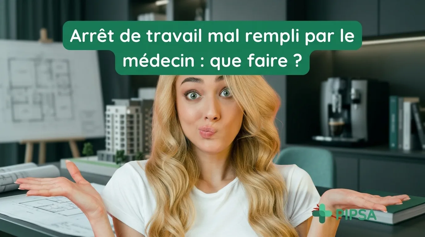 Arrêt de travail mal rempli : rectifier et agir vite