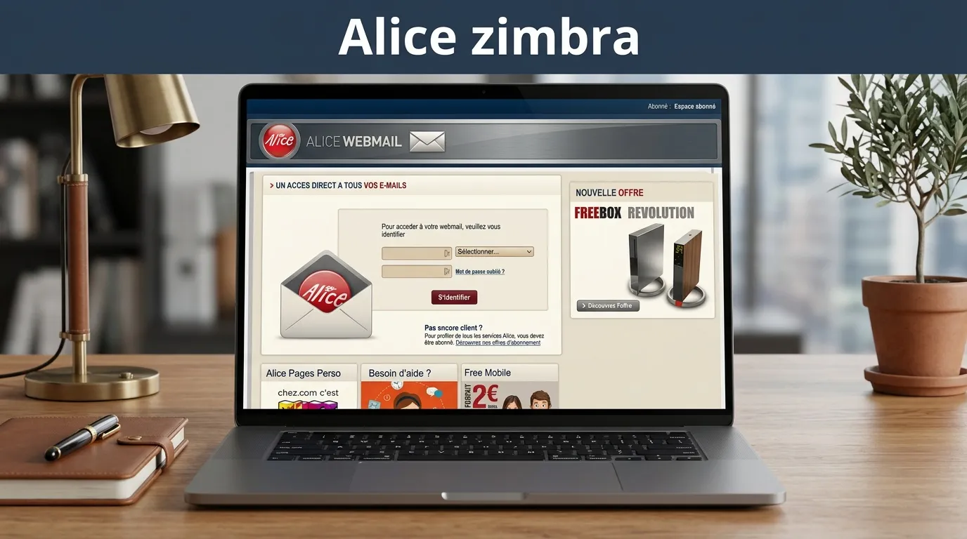 Alice Zimbra : guide complet de connexion et sécurité