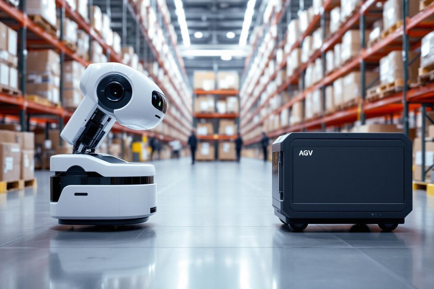 AMR et AGV : définition, différences et solutions pour robots mobiles