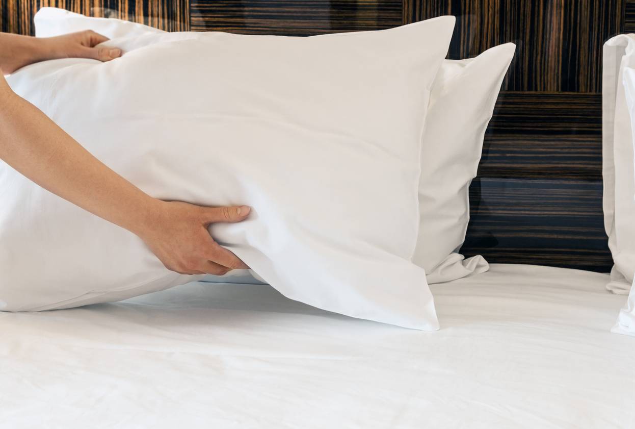 literie de luxe pour chambre d'hôtel