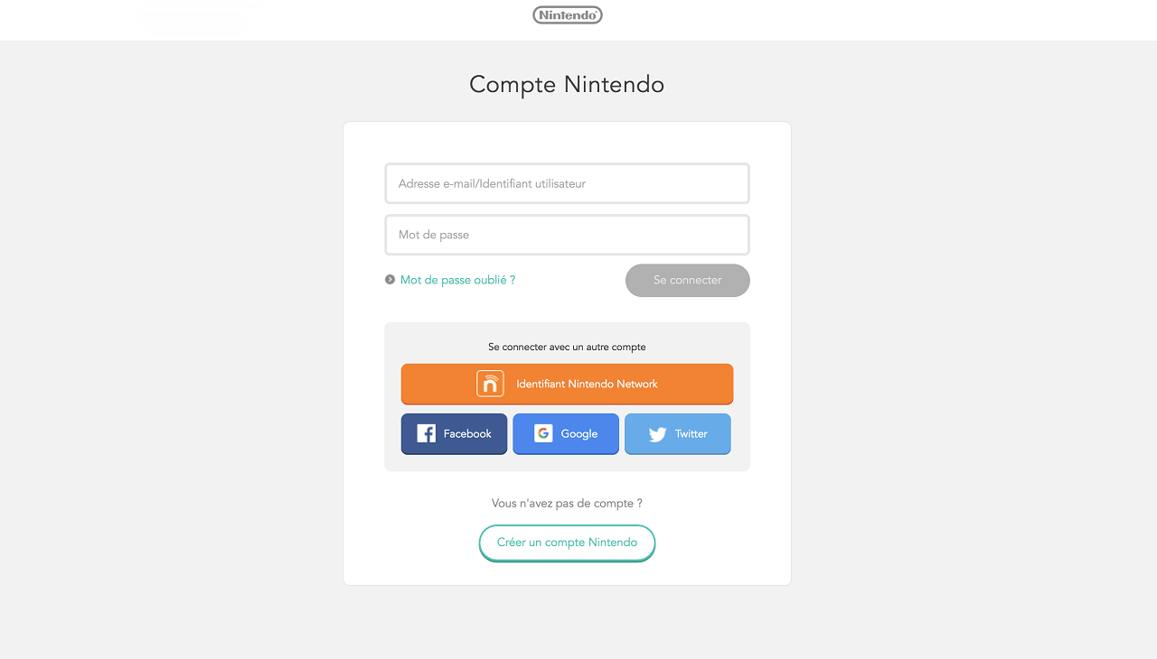 Comment créer un compte Nintendo ? 