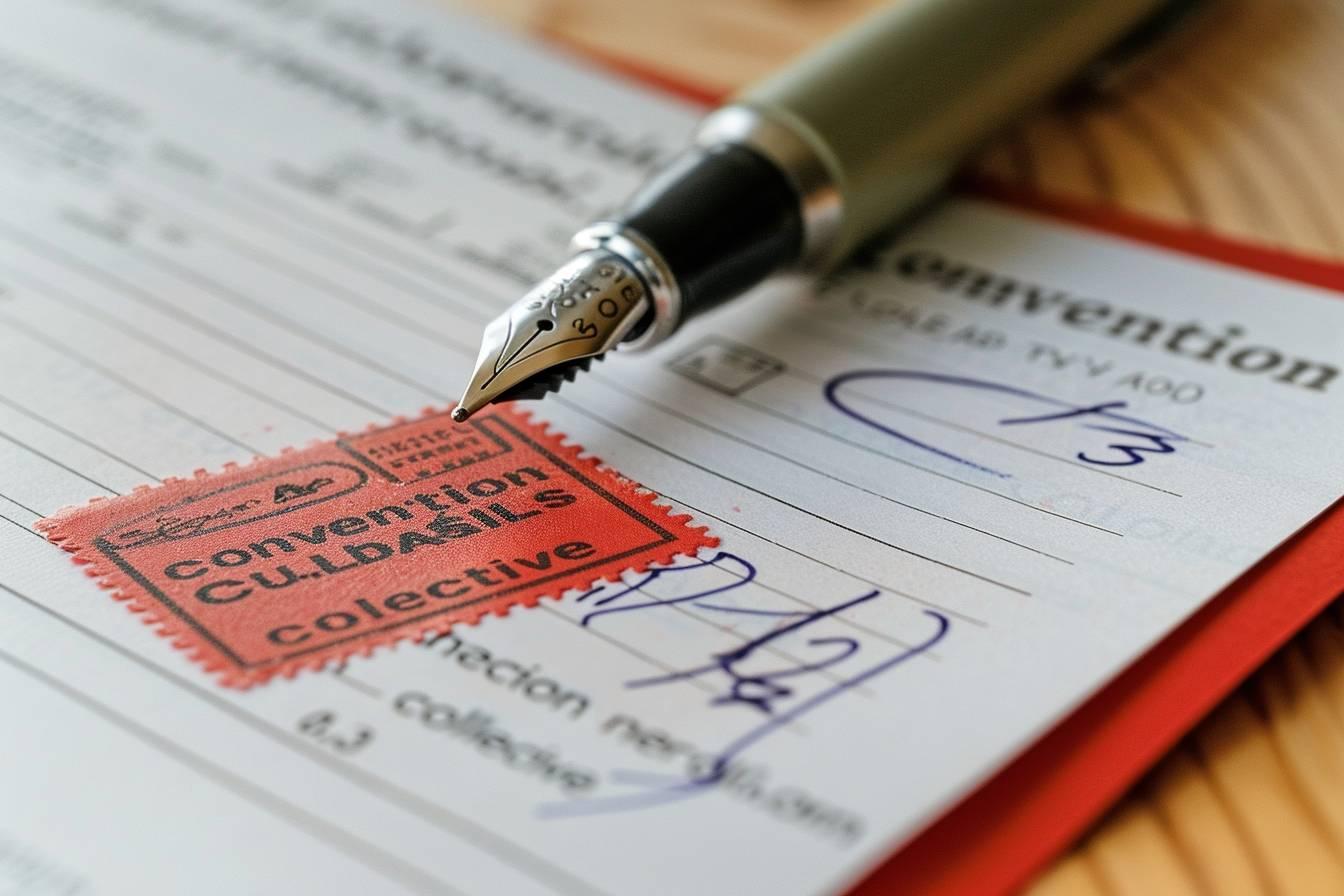 Stylo sur un contrat de vente collective avec des annotations manuscrites.