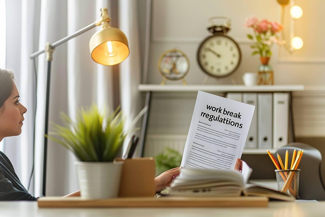 Quelles sont les réglementations des pauses au travail ?