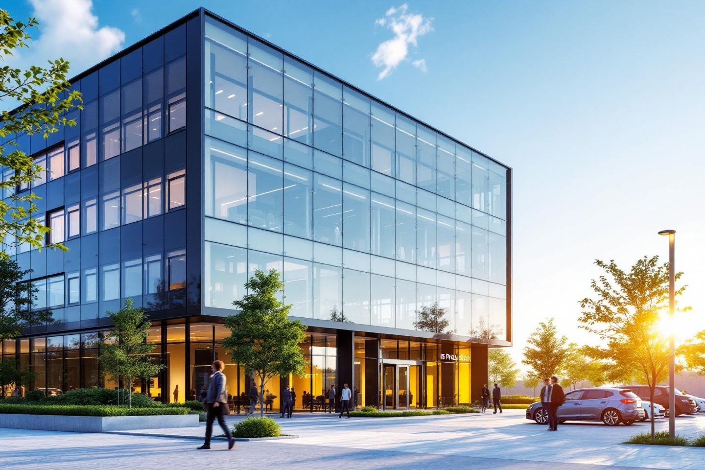 Immeuble de bureaux moderne